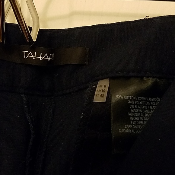 Tahari navy pants - Picture 4 of 4